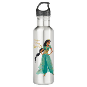 Aladdin   Jasmine "Woman of Many Dreams" Stainless Steel Water Bottle