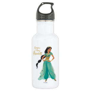 Aladdin, Jasmine Woman of Many Dreams Stainless Steel Water Bottle