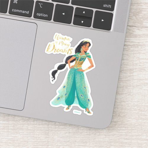 Aladdin  Jasmine Woman of Many Dreams Sticker