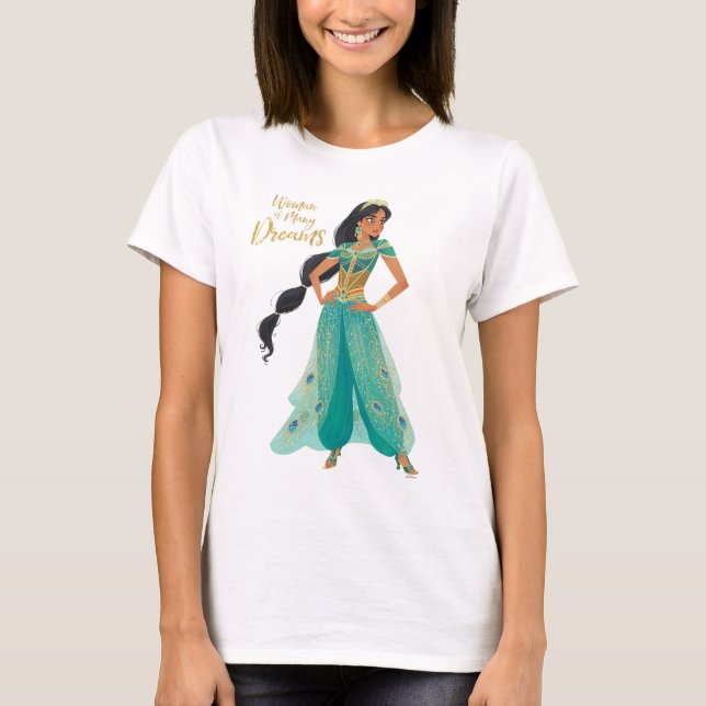 Aladdin | Jasmine "Woman of Many Dreams" T-Shirt (Front)