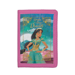 Aladdin Jasmine "Woman of Many Dreams" Tri-fold Wallet