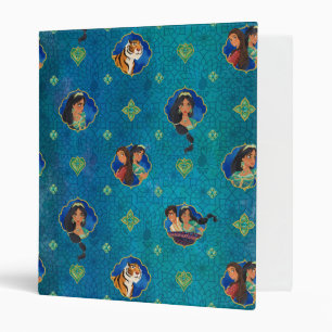 Aladdin Jewelled Character Art Pattern 3 Ring Binder