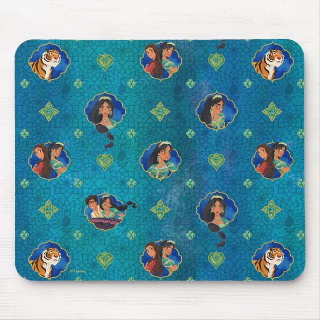 Aladdin | Jewelled Character Art Pattern Mouse Pad (Front)