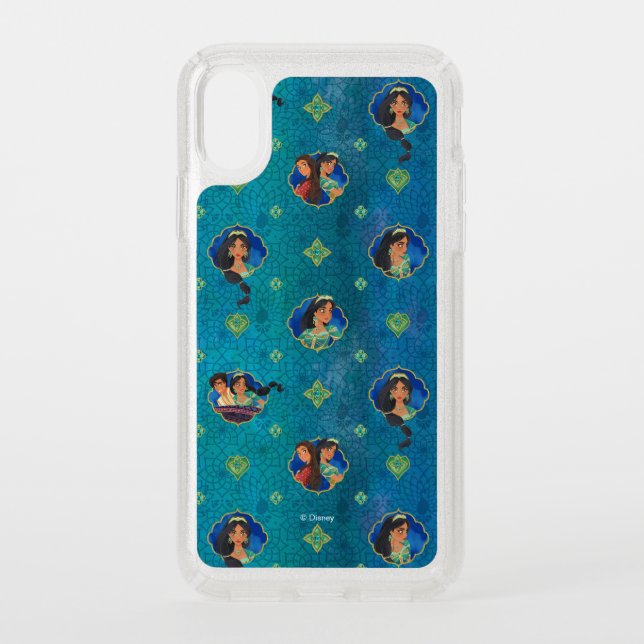 Aladdin | Jewelled Character Art Pattern Speck iPhone XS Case (Front)