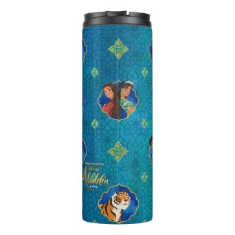 Aladdin | Jewelled Character Art Pattern Thermal Tumbler | Zazzle