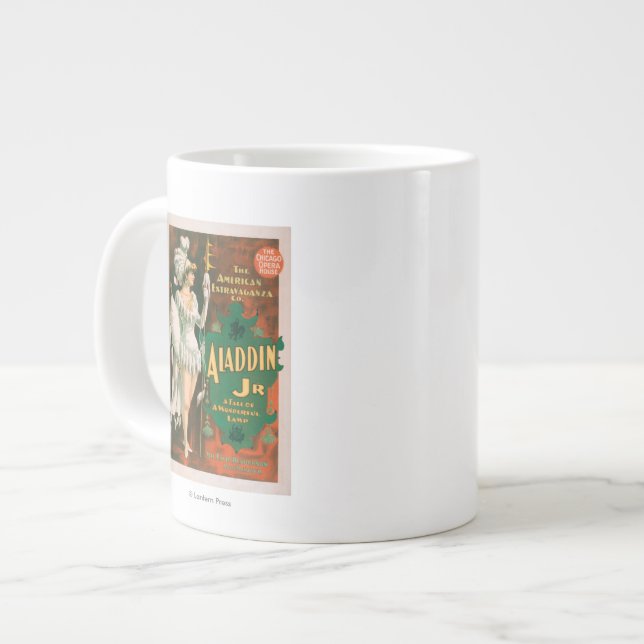 Aladdin Jr. Tale of a Wonderful Lamp Theatre 2 Large Coffee Mug (Front Left)