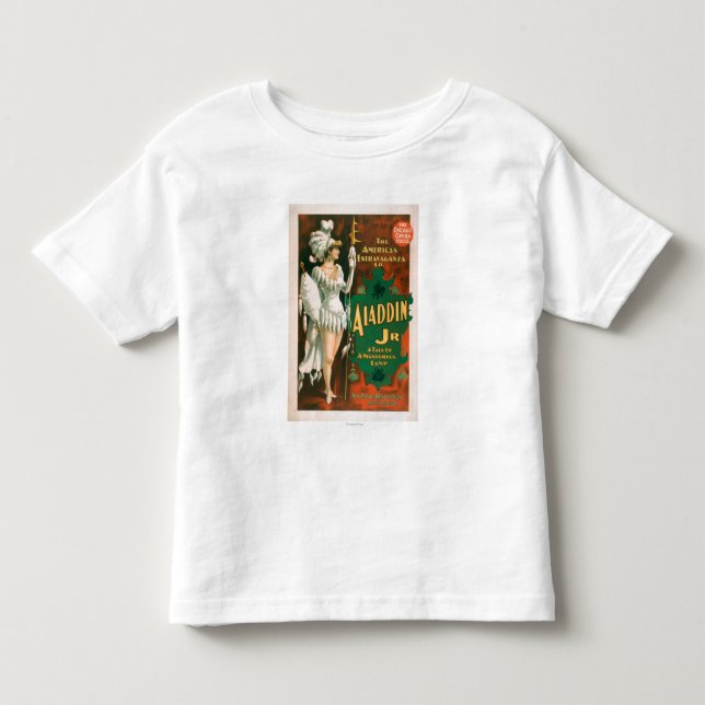 Aladdin Jr. Tale of a Wonderful Lamp Theatre 2 Toddler T-shirt (Front)