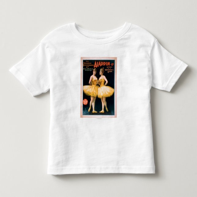 Aladdin Jr. Tale of a Wonderful Lamp Theatre Toddler T-shirt (Front)