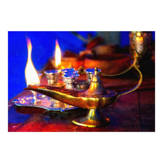 Aladdin Lamp Photo Print (Front)