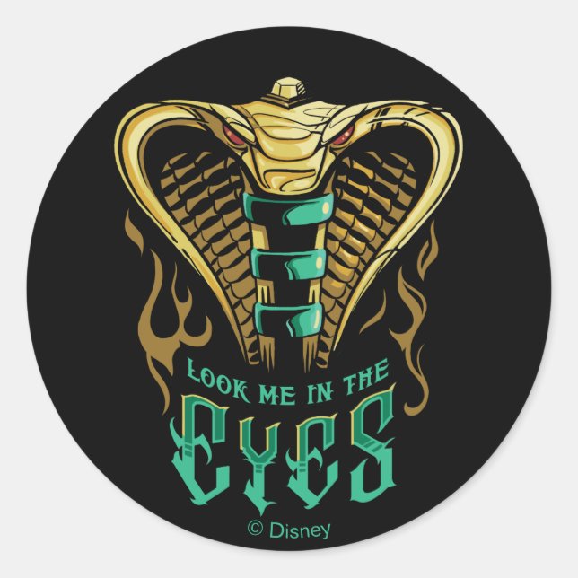 Aladdin | Look Me In The Eyes Classic Round Sticker (Front)