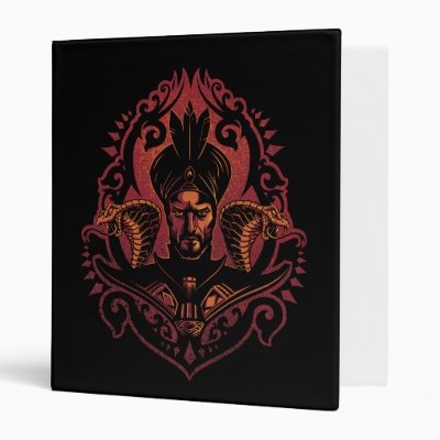 Aladdin | Ornate Jafar &amp; Cobras Graphic 3 Ring Binder