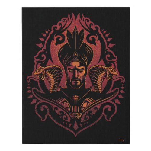 Aladdin  Ornate Jafar  Cobras Graphic Faux Canvas Print