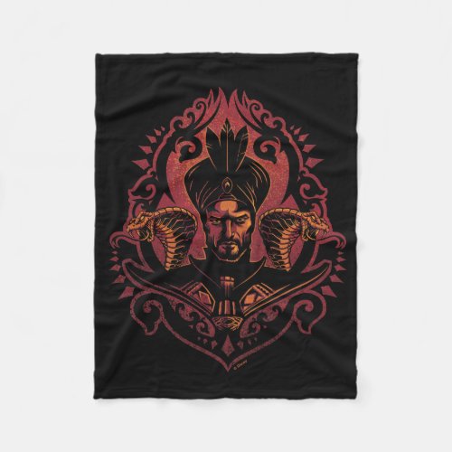Aladdin  Ornate Jafar  Cobras Graphic Fleece Blanket