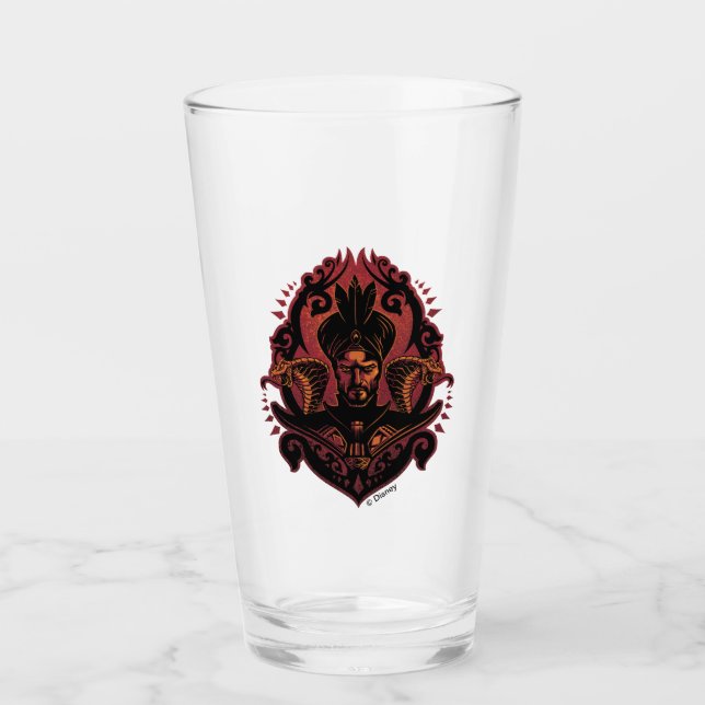 Aladdin | Ornate Jafar & Cobras Graphic Glass (Front)