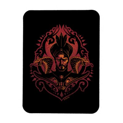 Aladdin | Ornate Jafar &amp; Cobras Graphic Magnet