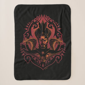 Aladdin | Ornate Jafar & Cobras Graphic Sherpa Blanket