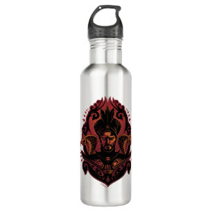 Aladdin Ornate Jafar & Cobras Graphic Stainless Steel Water Bottle