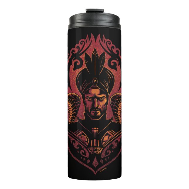 Aladdin | Ornate Jafar & Cobras Graphic Thermal Tumbler (Front)