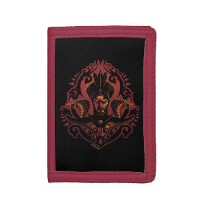 Aladdin | Ornate Jafar & Cobras Graphic Tri-fold Wallet