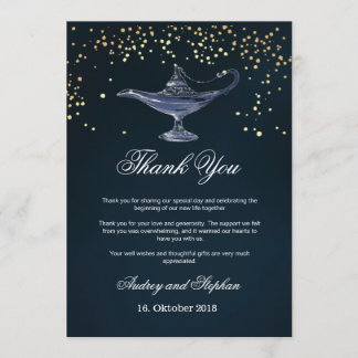 Aladdin Thank You card