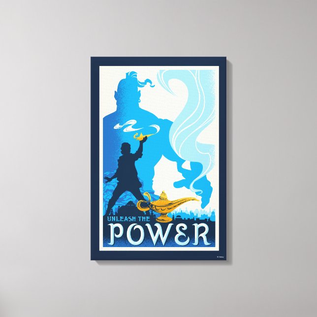 Aladdin | Unleash The Power Canvas Print (Front)