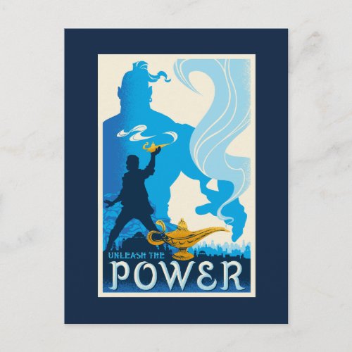 Aladdin  Unleash The Power Postcard