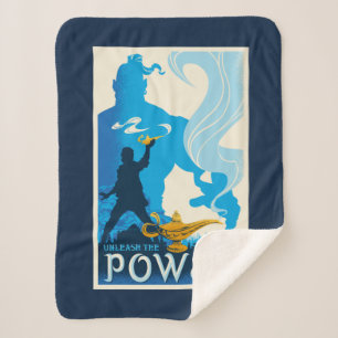 Aladdin Unleash The Power Sherpa Blanket