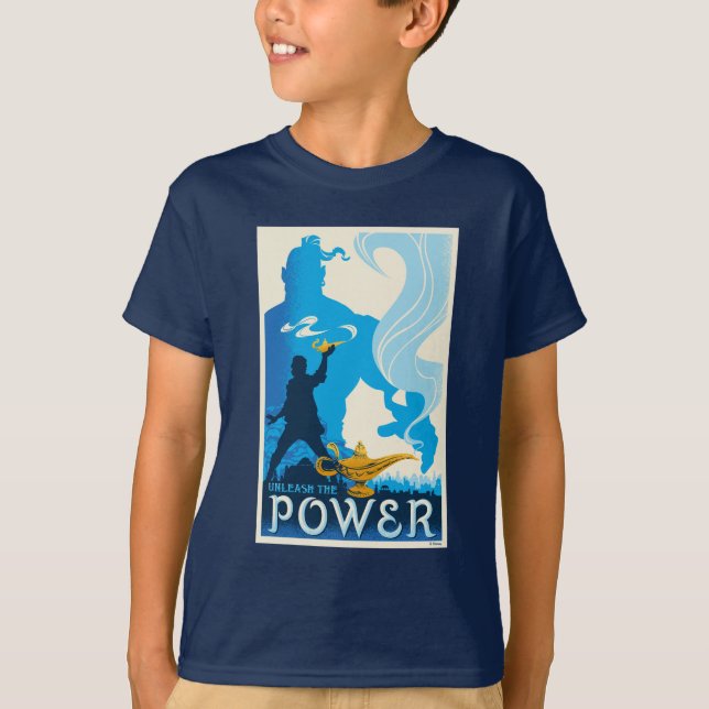 Aladdin | Unleash The Power T-Shirt (Front)