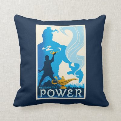 Aladdin | Unleash The Power Throw Pillow