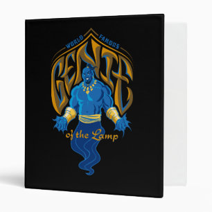 Aladdin World Famous Genie of the Lamp 3 Ring Binder