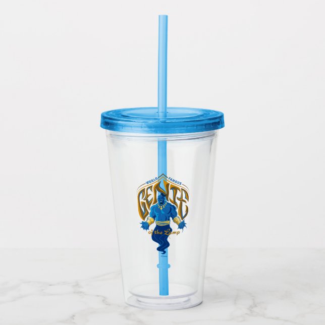 Aladdin | World Famous Genie of the Lamp Acrylic Tumbler (Front)