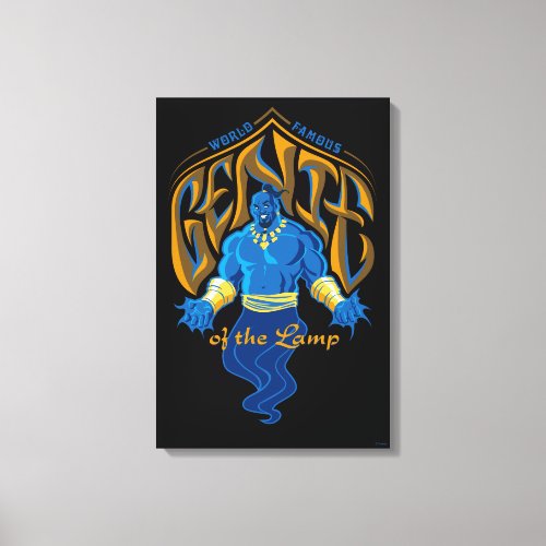 Aladdin  World Famous Genie of the Lamp Canvas Print
