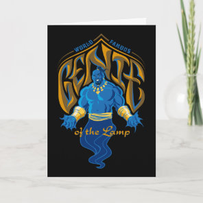 Aladdin | World Famous Genie of the Lamp Card