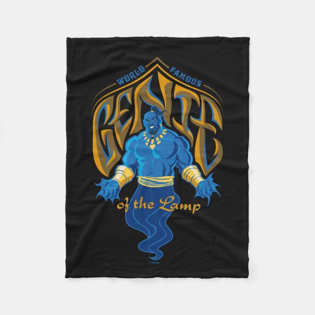 Aladdin | World Famous Genie of the Lamp Fleece Blanket (Front)