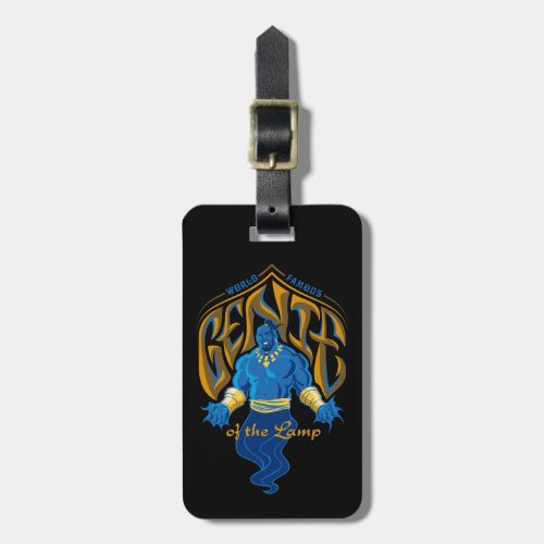 Aladdin  World Famous Genie of the Lamp Luggage Tag