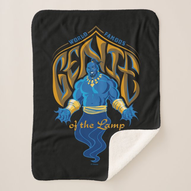 Aladdin | World Famous Genie of the Lamp Sherpa Blanket (Front)