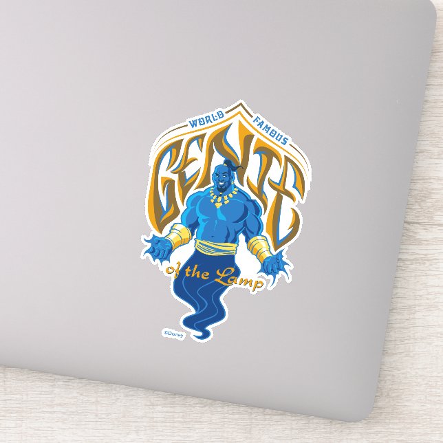 Aladdin | World Famous Genie of the Lamp Sticker (Detail)