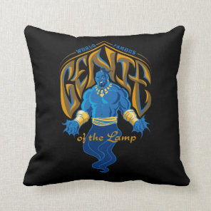Aladdin | World Famous Genie of the Lamp Throw Pillow