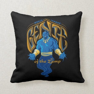 Aladdin World Famous Genie of the Lamp Throw Pillow