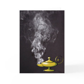 Aladdin's Lamp Greeting Card