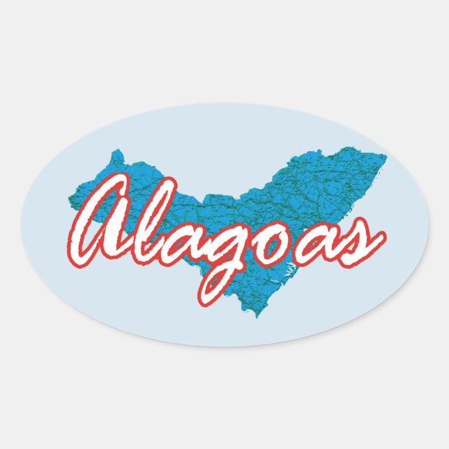 Alagoas Oval Sticker (Front)