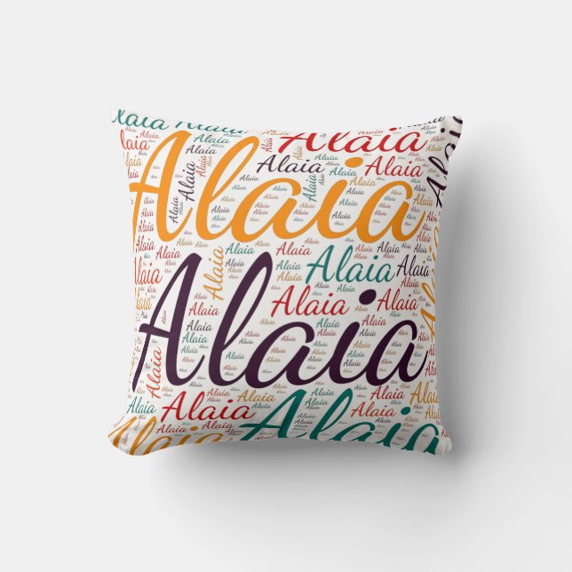 Alaia Throw Pillow (Front)