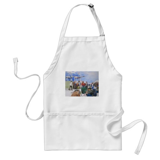 Alameda Antique Pointe Faire Adult Apron