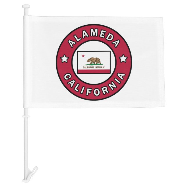Alameda California Car Flag (Front)