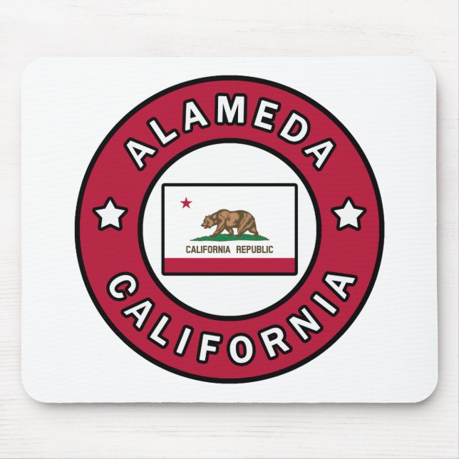 Alameda California Mouse Pad (Front)