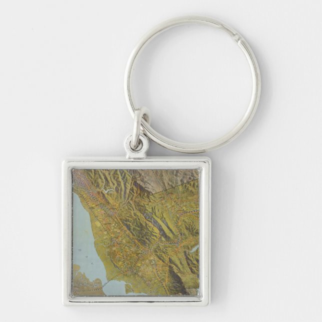 Alameda County, California Keychain (Front)