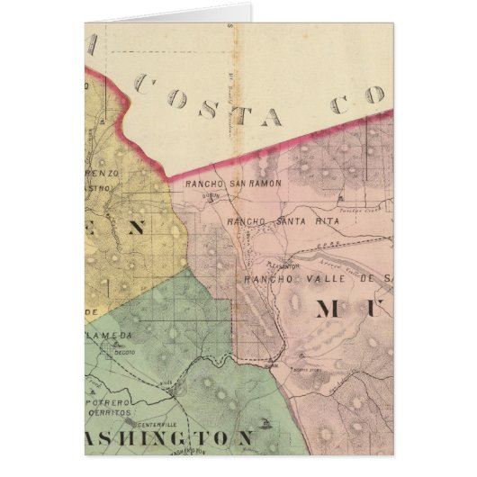 Alameda County map Cards (Front)