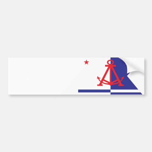 Alameda flag bumper sticker