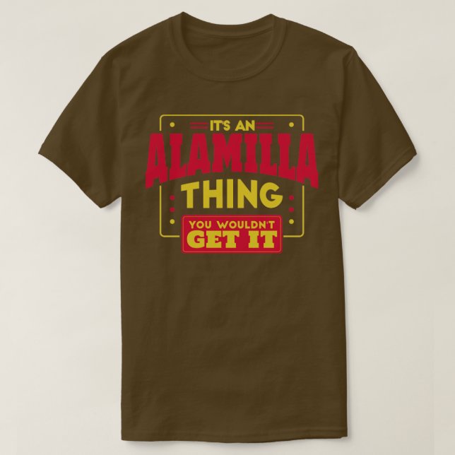 Alamilla T-Shirt (Design Front)