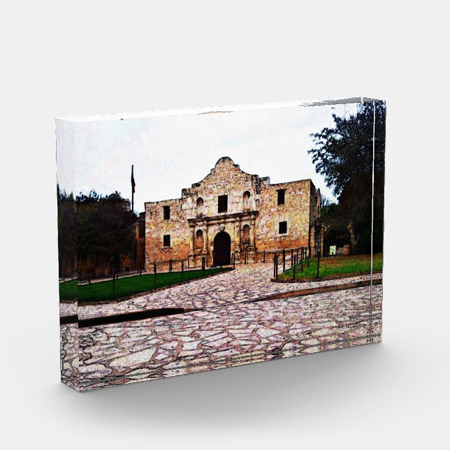 Alamo Acrylic Block (Left)